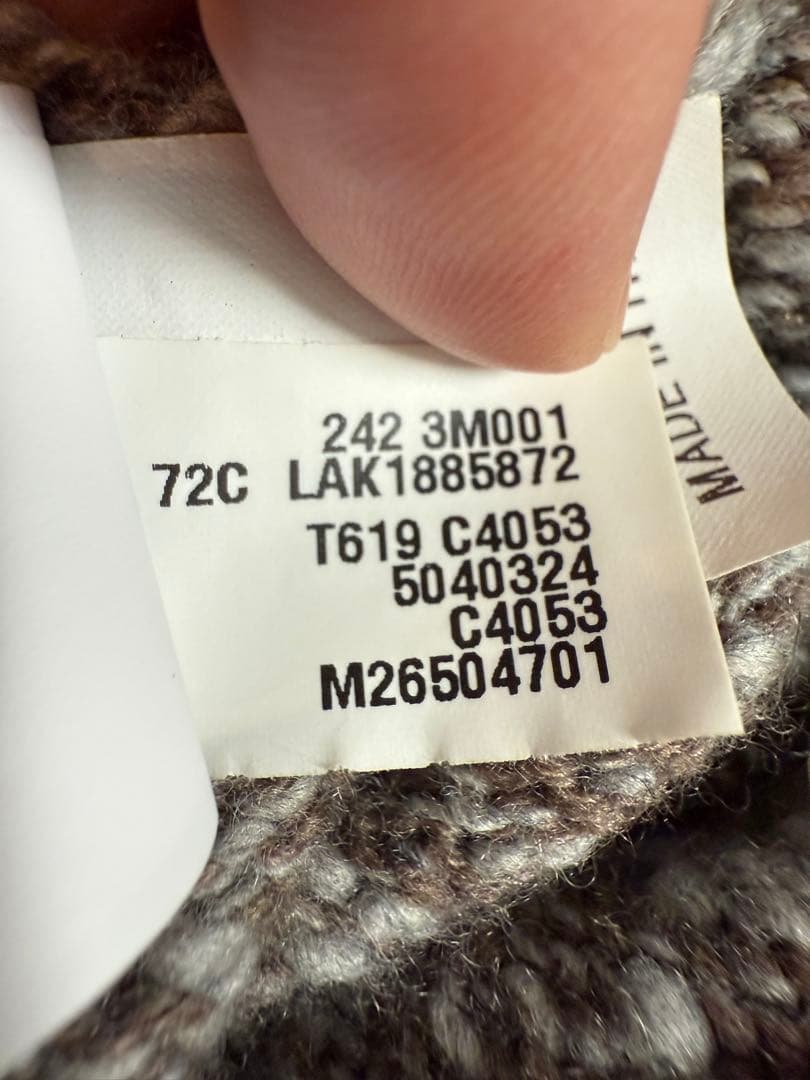 新品！2024awブルネロクチネリ ヘンリーネックセーターカシミヤ ドネガル48