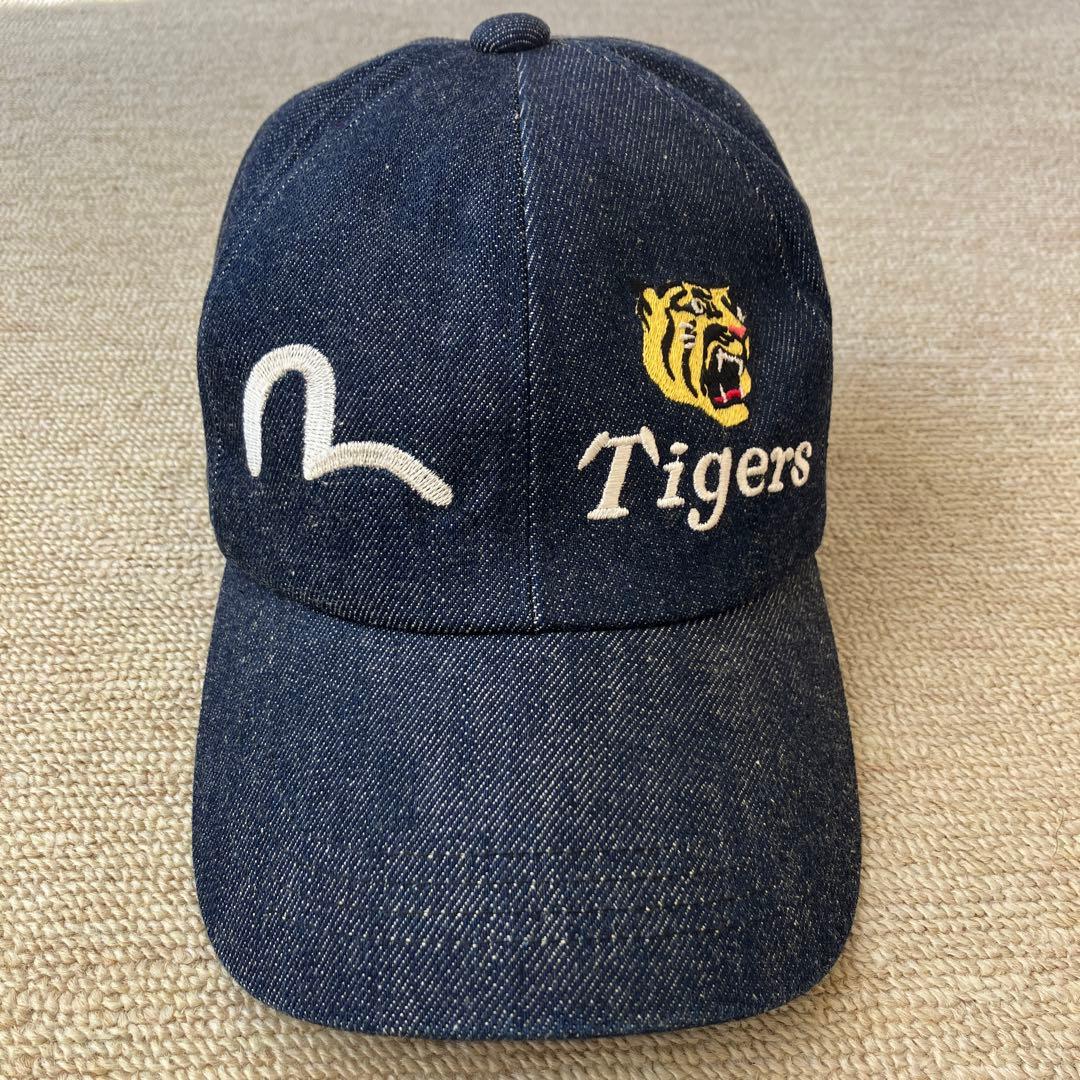 EVISU 阪神タイガース　デニムキャップ
