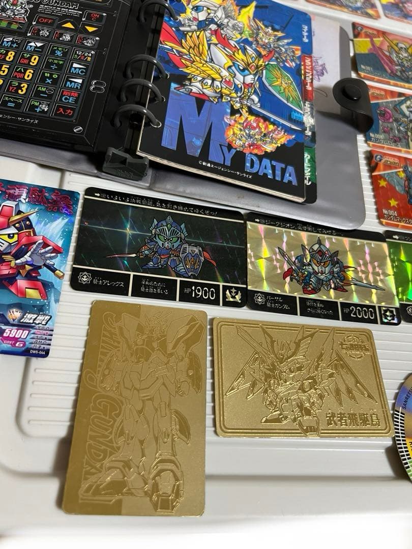 ガンダムカード（キラカード、ノーマルカード）記念カード、SDガンダムシステム電子
