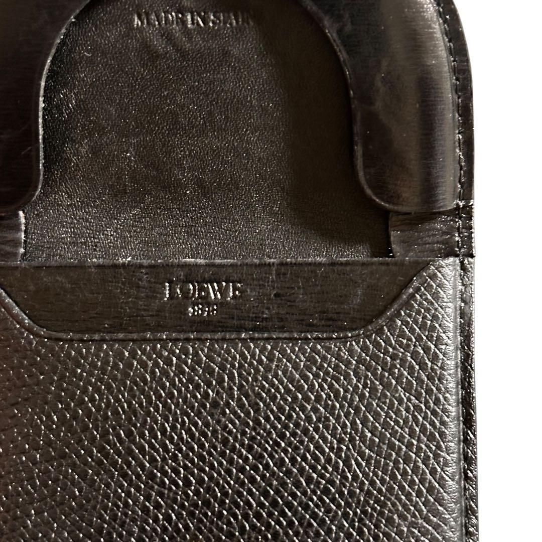 LOEWE ロエベ ブラック ケース アナグラム ロゴ 保存袋箱付き