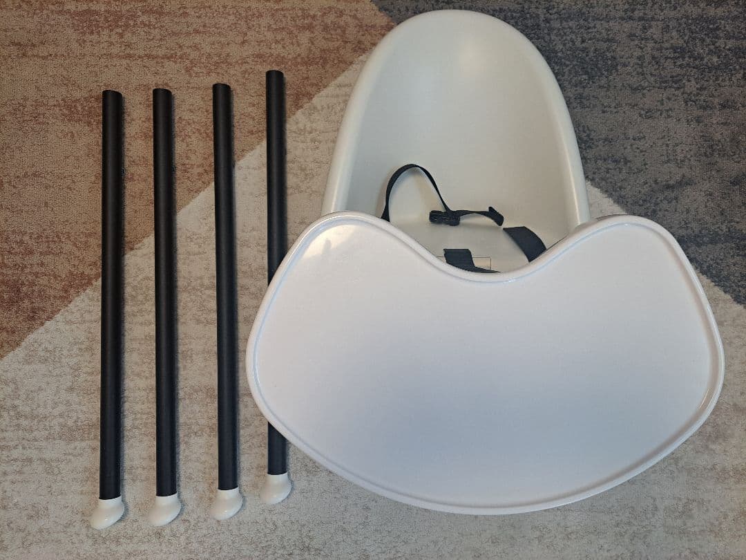 【mksi】安全ベルト付！BABYBJÖRN ハイチェア　ホワイト