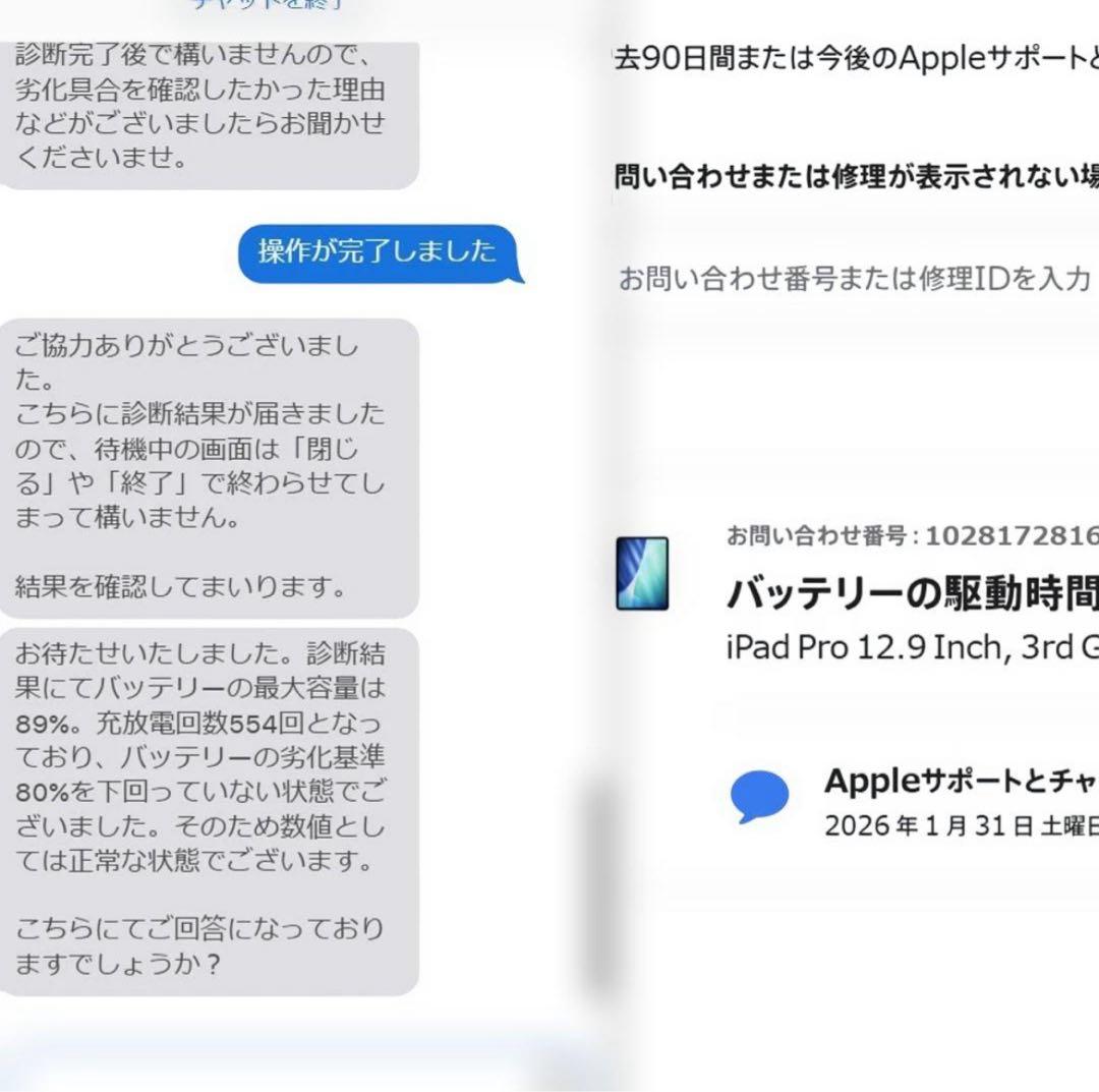 [ジャンク]iPad Pro 12.9インチ 第3世代 512GB