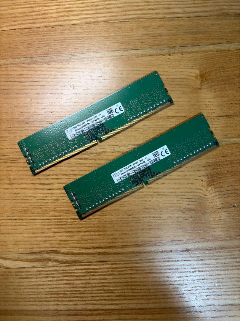 DDR4メモリ 8GB×2 16GB デスクトップPC用 動作確認済み