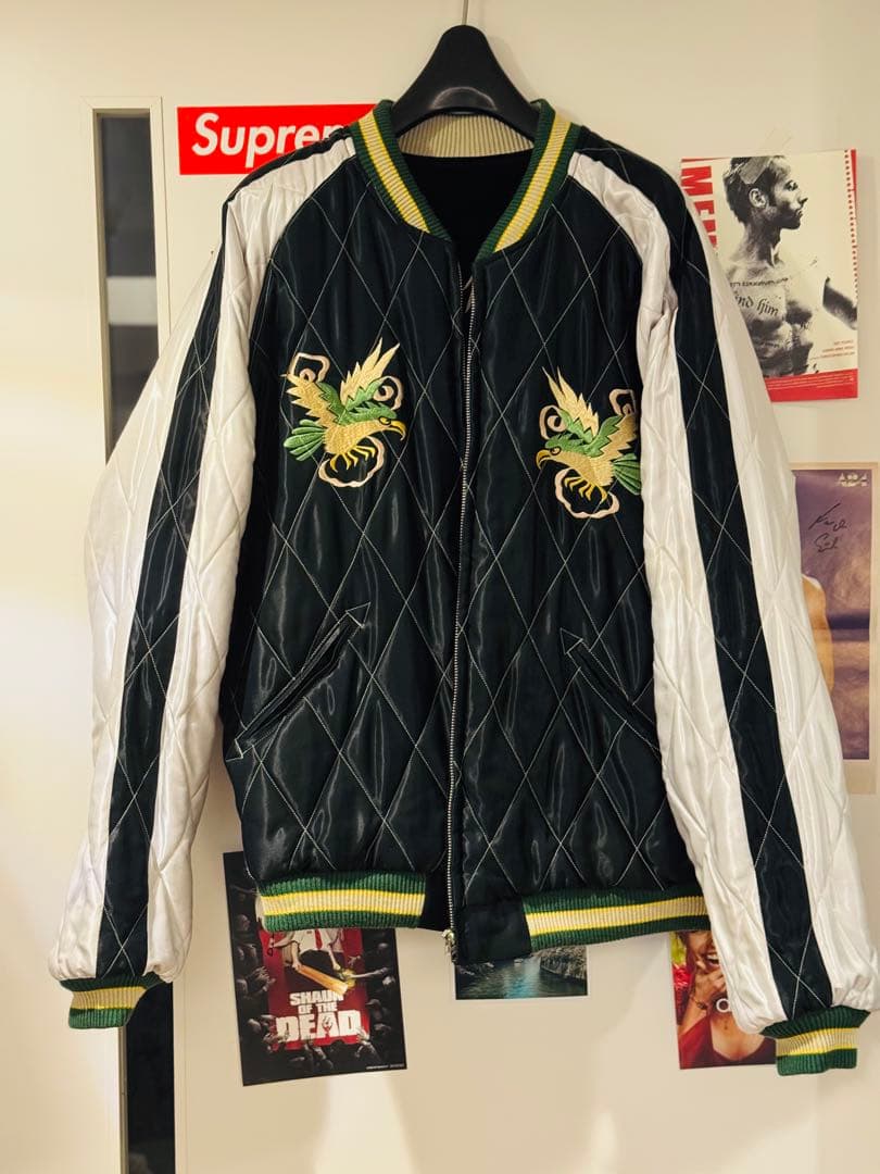 テーラー東洋　別珍　ドクロ柄