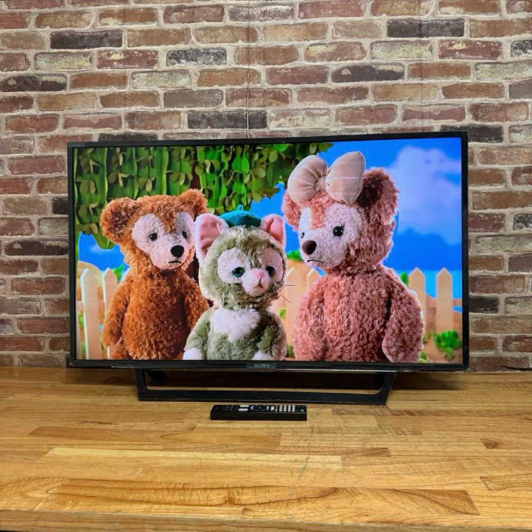 SONY 43V型 液晶テレビ BRAVIA KJ-43W730E 動画アプリ○