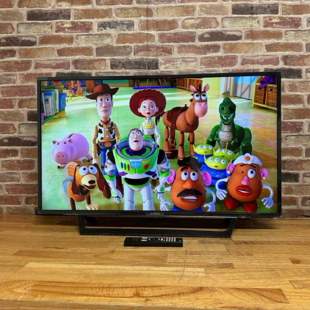 SONY 43V型 液晶テレビ BRAVIA KJ-43W730E 動画アプリ○