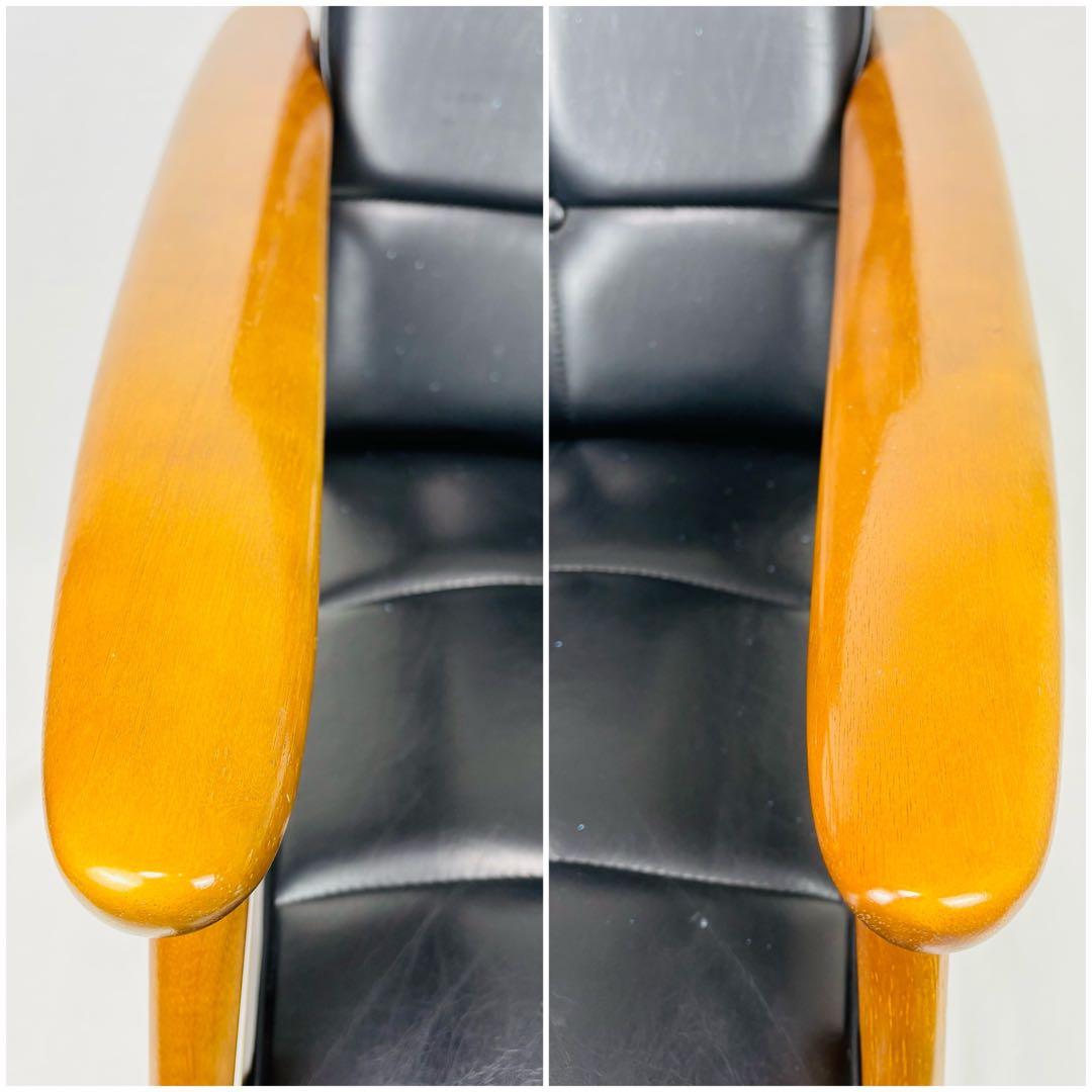 【カリモク60】Kチェア　1シーター　スタンダードブラック　1人がけ