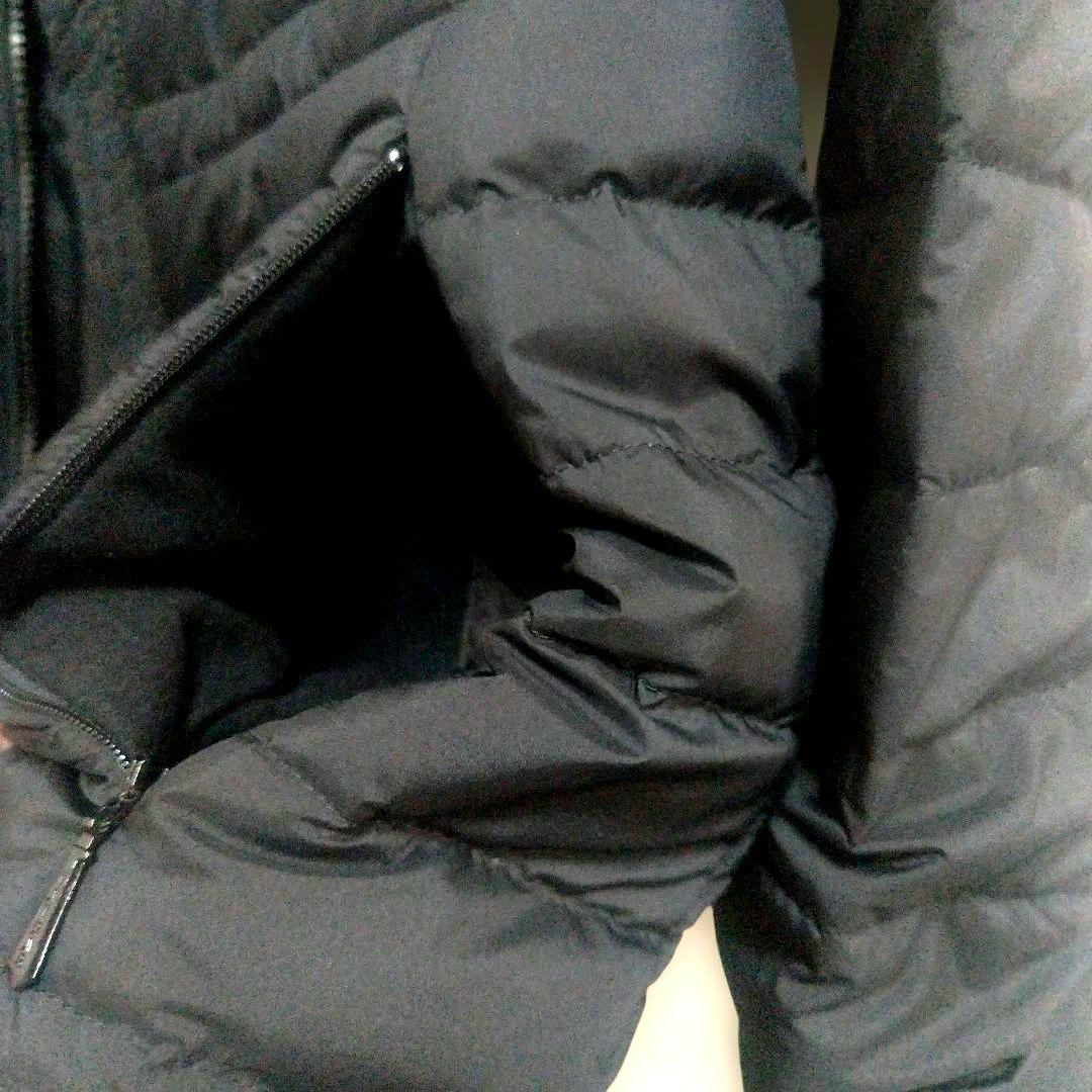 TATRAS ブラック ダウンジャケット HAAVハーブフード付き大きめ4サイズ