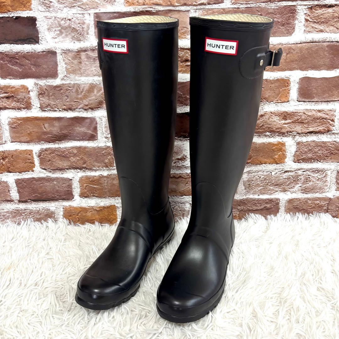 ✨極美品✨HUNTER レインブーツ UK6 ハンター 長靴 ロング