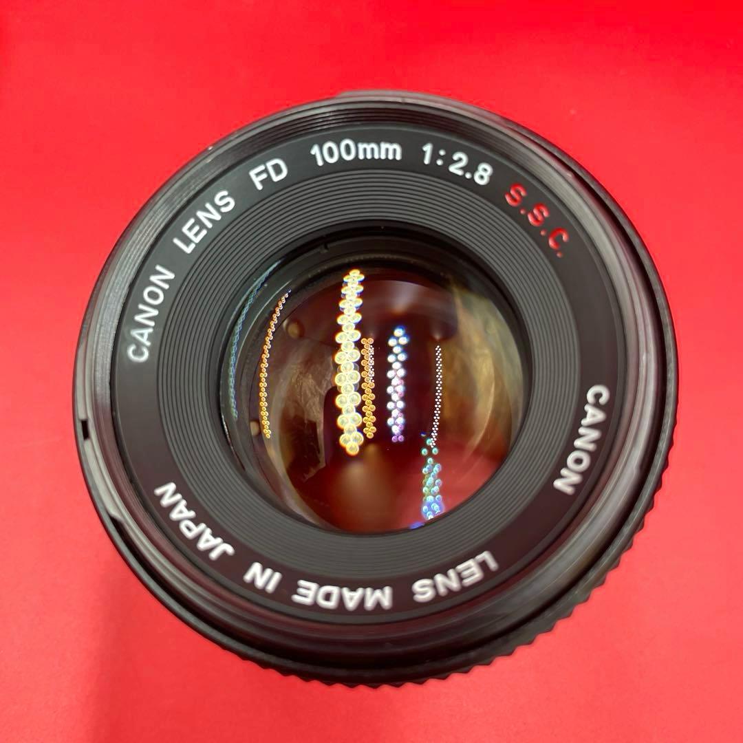 【美品】Canon FD 100mm f/2.8 S.S.C. 単焦点レンズ
