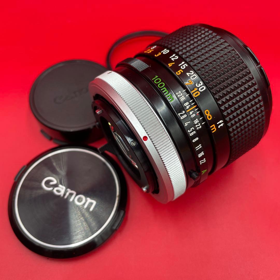 【美品】Canon FD 100mm f/2.8 S.S.C. 単焦点レンズ