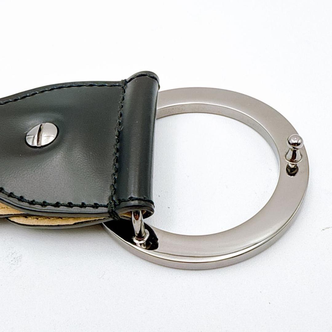 BVLGARI ブルガリ ベルト サークルロゴ シルバー金具 レザー ブラック