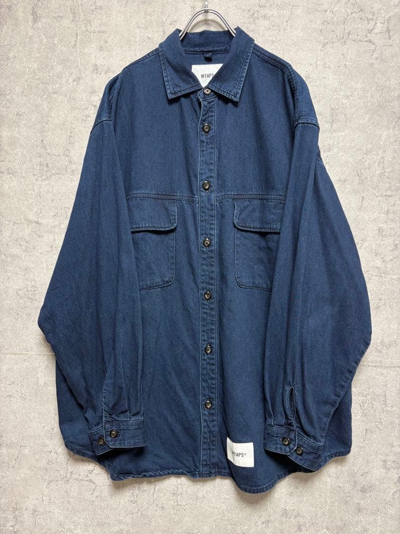 WTAPS WCPO デニムシャツ INDIGO 03 L 美品