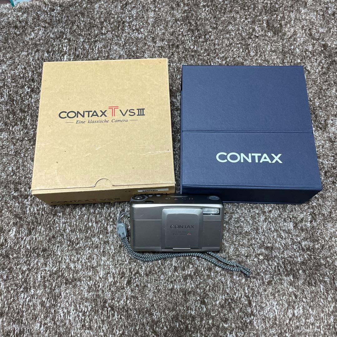 CONTAX T VS III シルバー　ゴム部分ベタつきあり