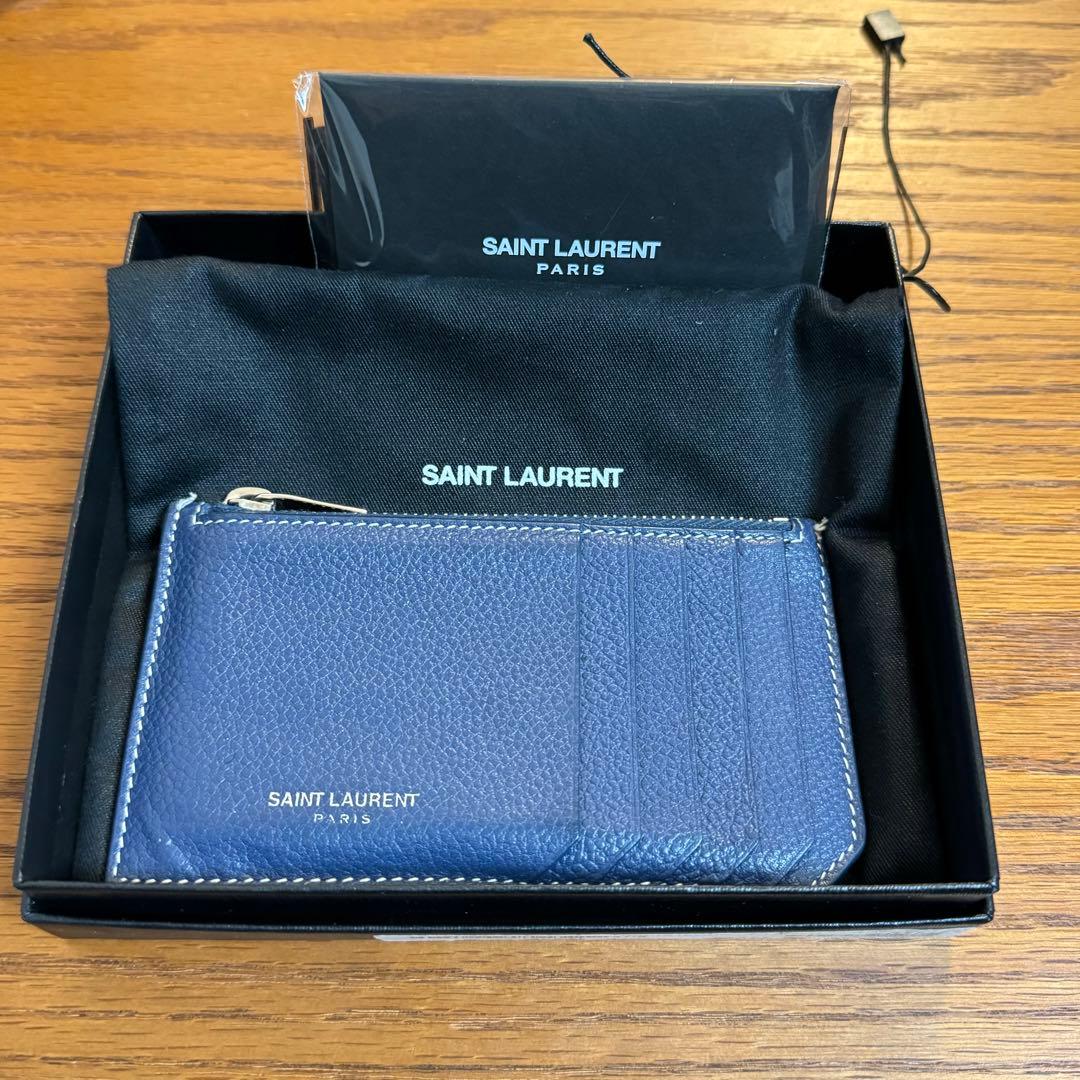 サンローラン フラグメントジップカードケース