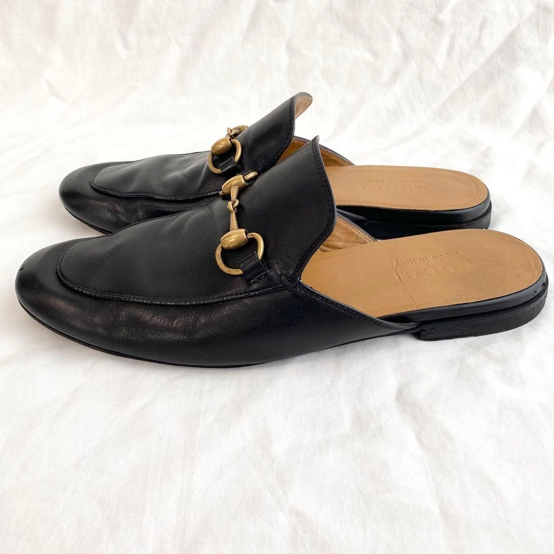 【美品】GUCCI グッチ プリンスタウン ホースビットローファー 25cm