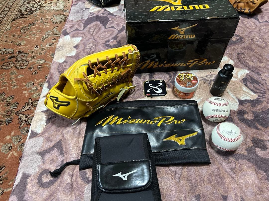 匠仕上げ済み　ミズノプロ　硬式　外野手　グローブ　ミズノ　野球　グラブ　オーダー