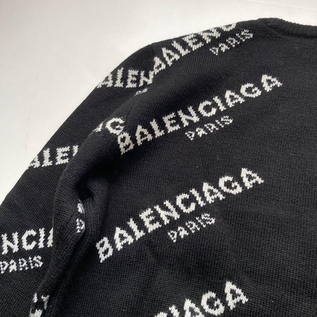 トップス BALENCIAGA black sweater ez