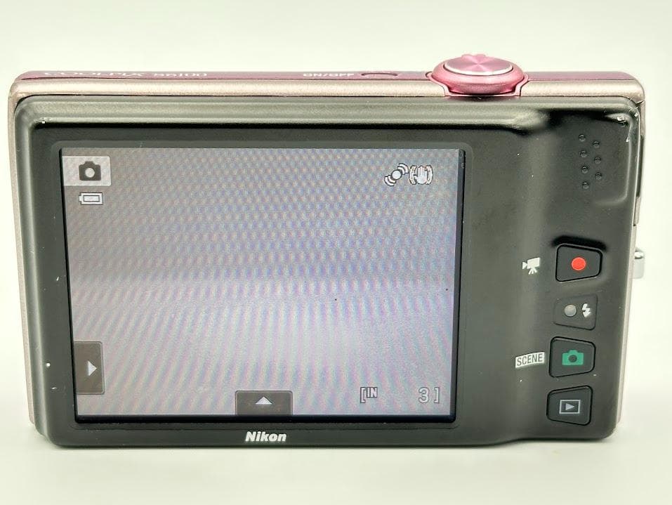 Nikon COOLPIX S6100 ピンク 動作品 バッテリー充電器付