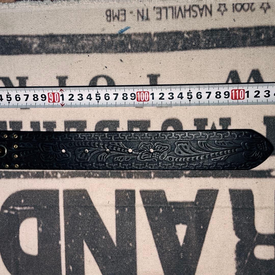 RRL 型押しレザーベルト 36号