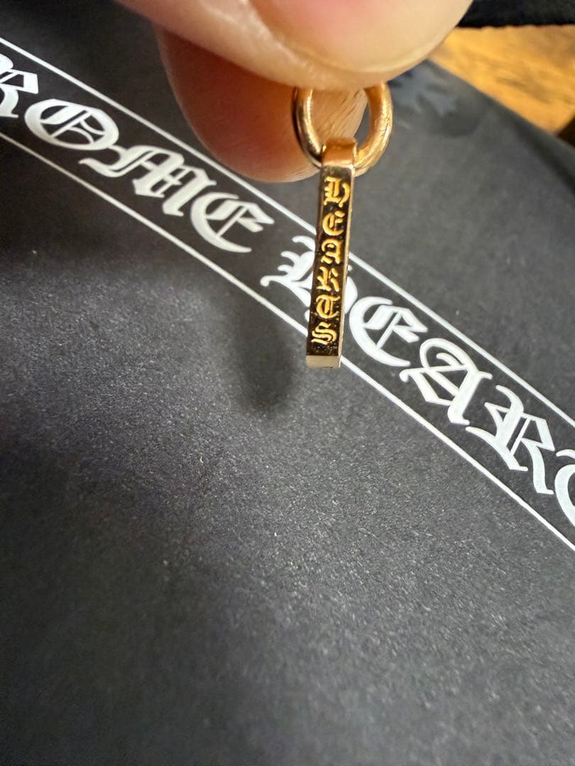 Chrome Hearts 22k タイニーカットアウトクロスダイヤモンド