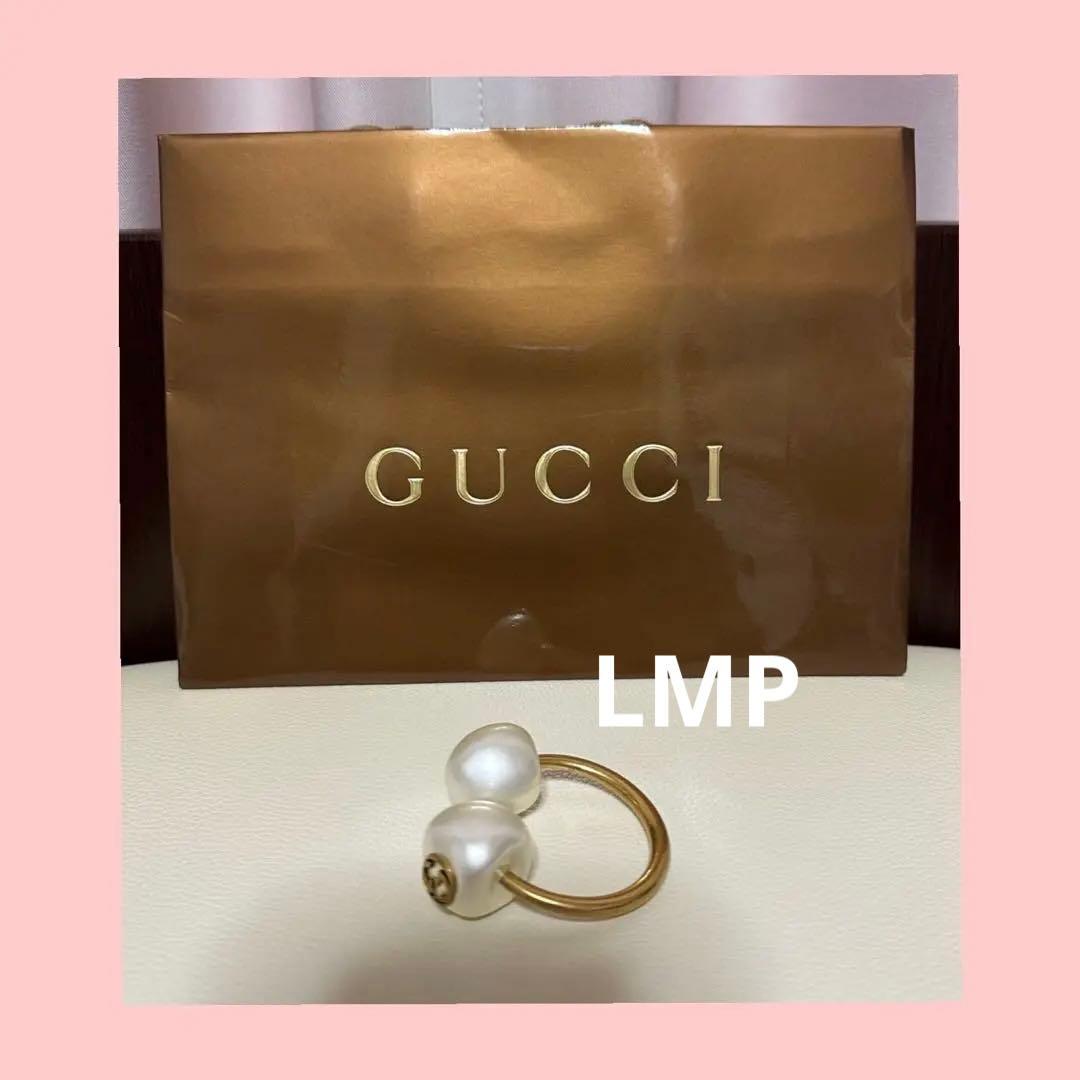 GUCCI グッチ パール付き シングルピアス