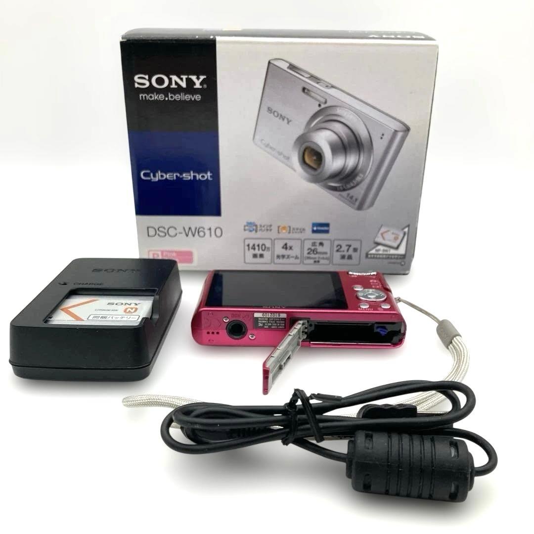 【美品】ソニー CYBER-shot サイバーショットDSC-W610 ピンク