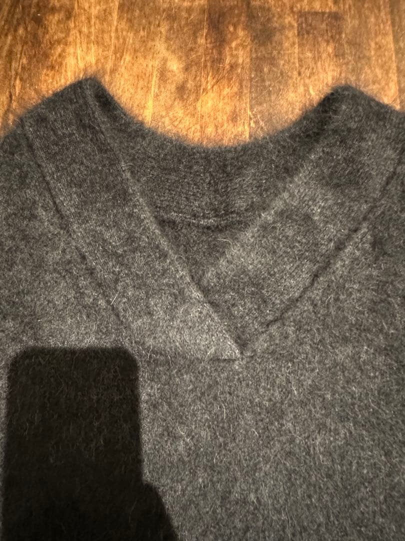 【1日限定お値下げ】NOBLEファーニットVネックプルオーバー