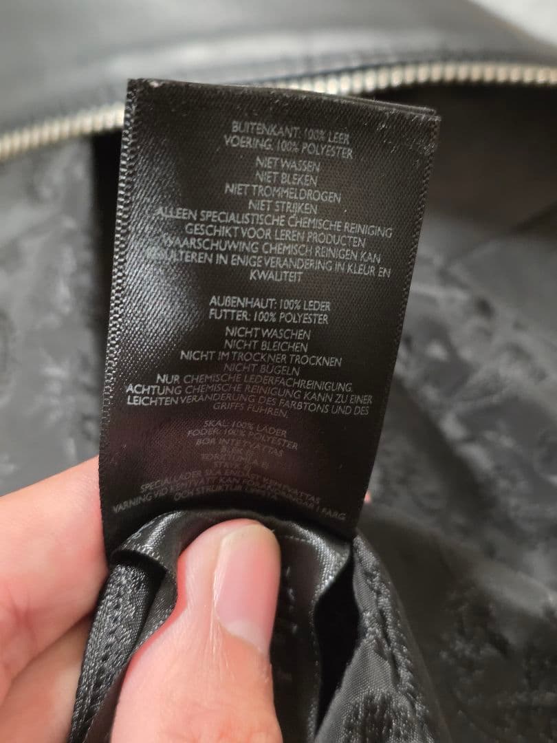 Pretty Green 黒 レザー シングルライダースジャケット サイズ2羊革