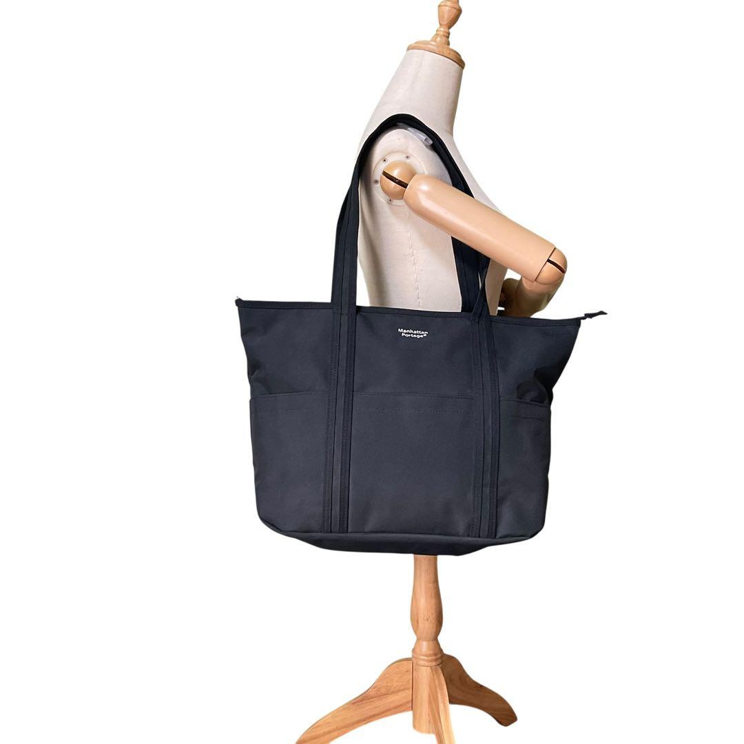 極美品 マンハッタンポーテージ トートバッグ ロフト限定 ナイロン ブラック 黒