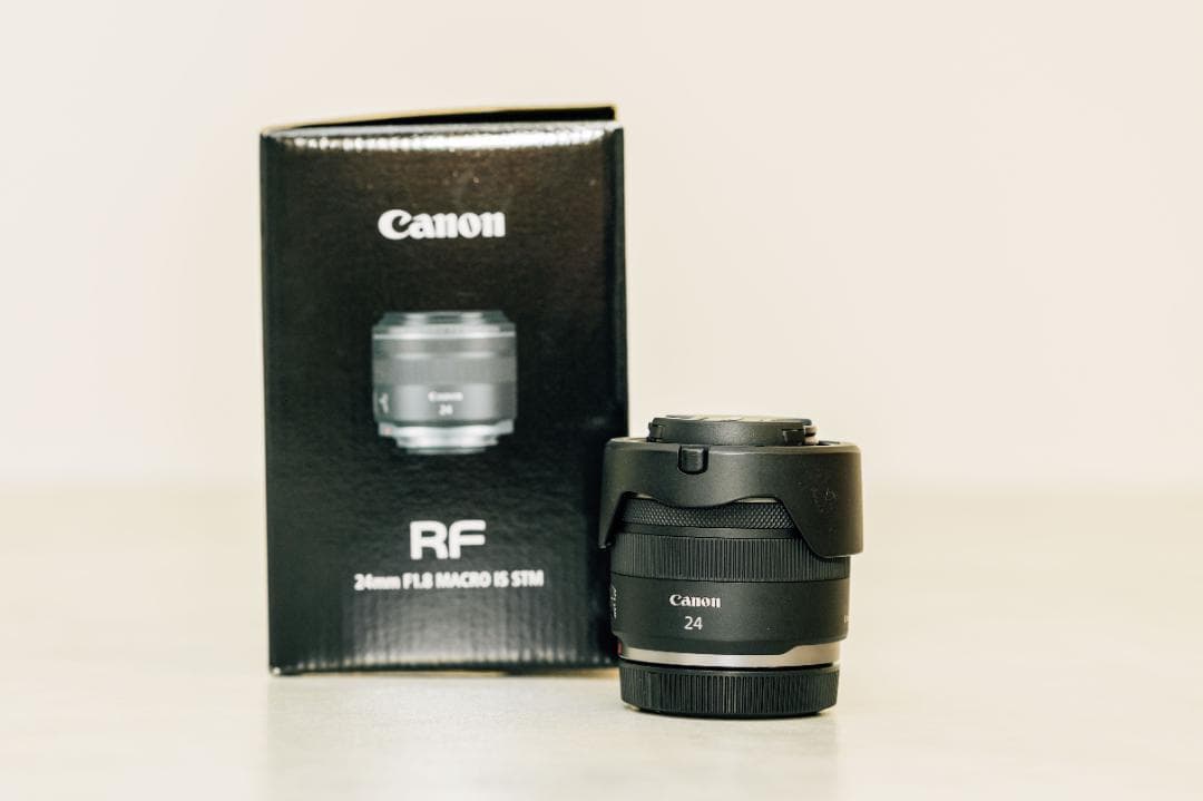 Canon RF24mm F1.8 保護フィルター・フード付属