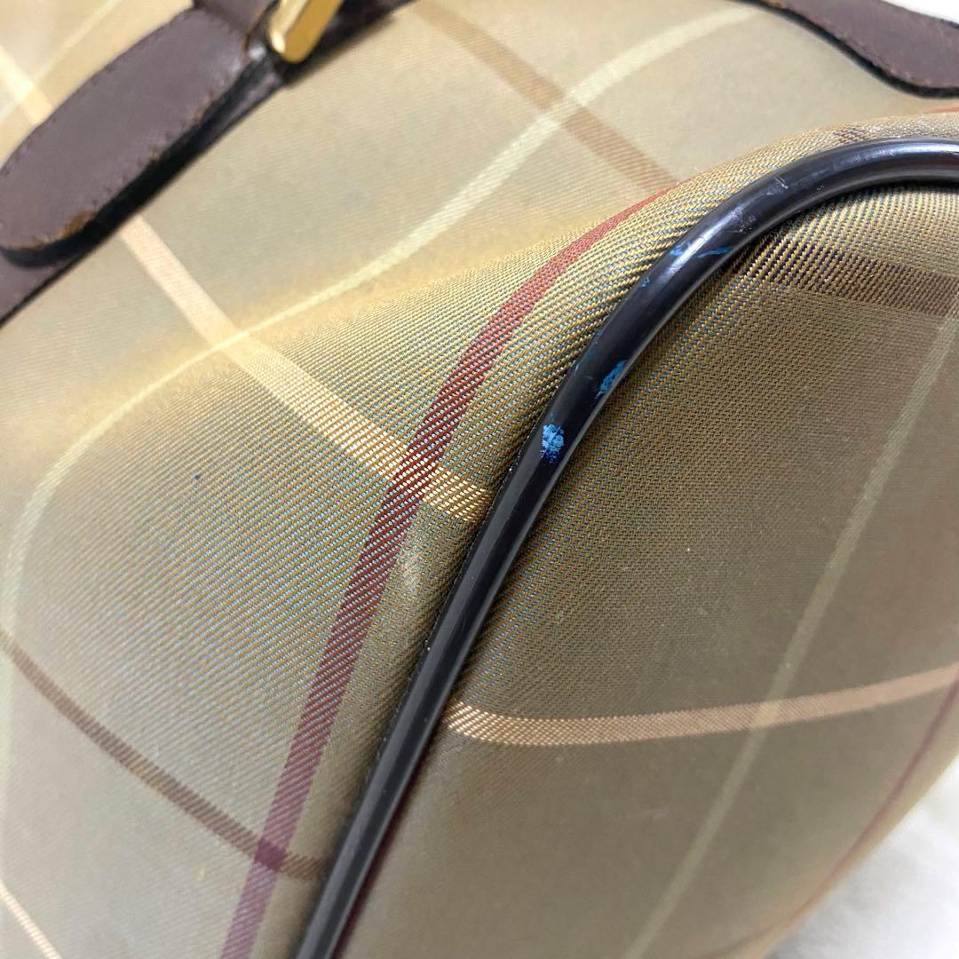 Burberrys/ボストン/バッグ/玉虫/ノヴァチェック/ビンテージ