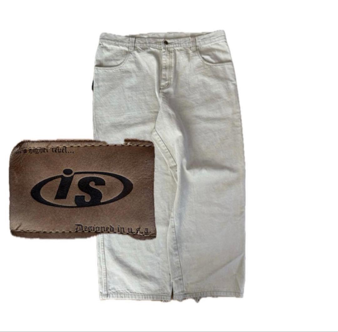 interstate baggy jeans w40 ベージュ