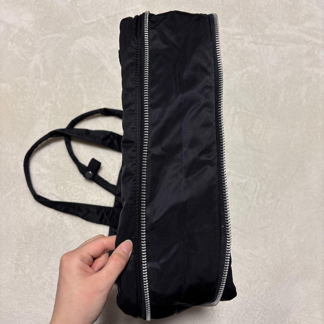 ポーター　タンカー　トートバッグ　マチ拡張　ブラック