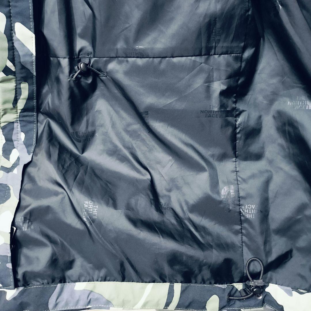 【ノースフェイス】ノベルティマウンテンライトジャケットカモフラ柄 ゴアテックス