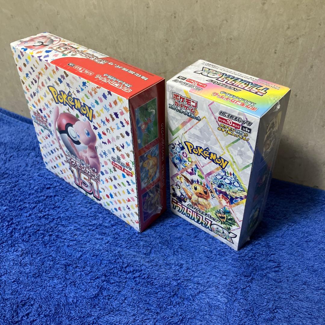 即購入可］ポケモンカード151 &テラスタルフェスex シュリンク付 計2box