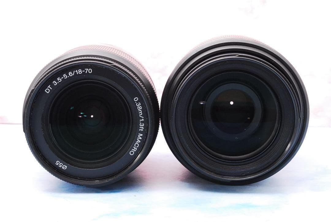 SONY α57☆一眼レフカメラ☆SLT-A57☆ショット数少☆Wレンズ