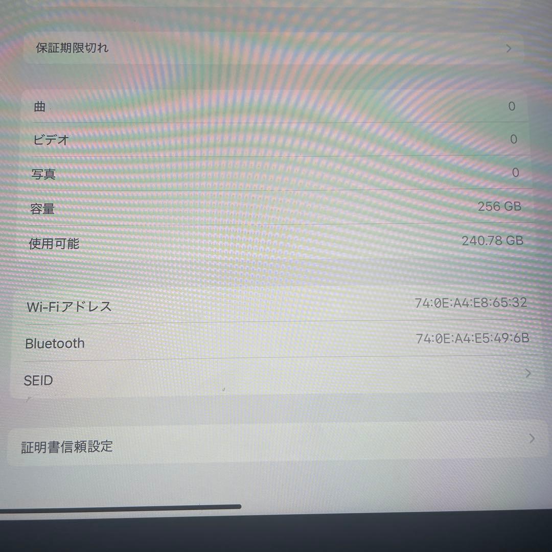 Apple iPad 第10世代 256GB wifiモデル