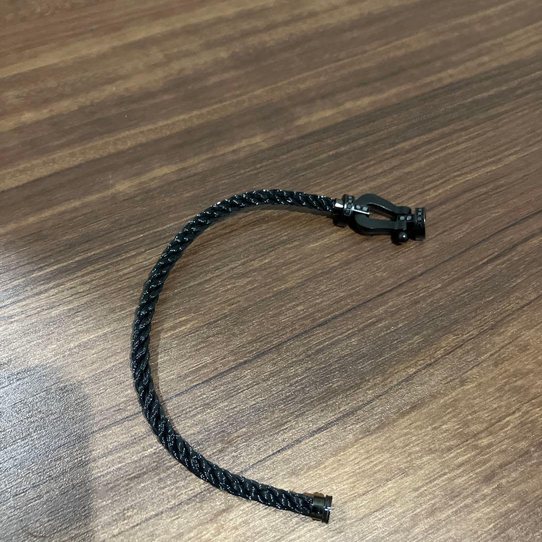 FRED フレッド フォース10 ブレスレット ブラックダイヤ ラージモデル