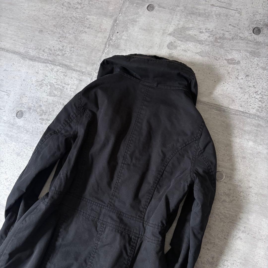 00s 平成ギャル ミリタリージャケット ボリュームネック ギミックy2k