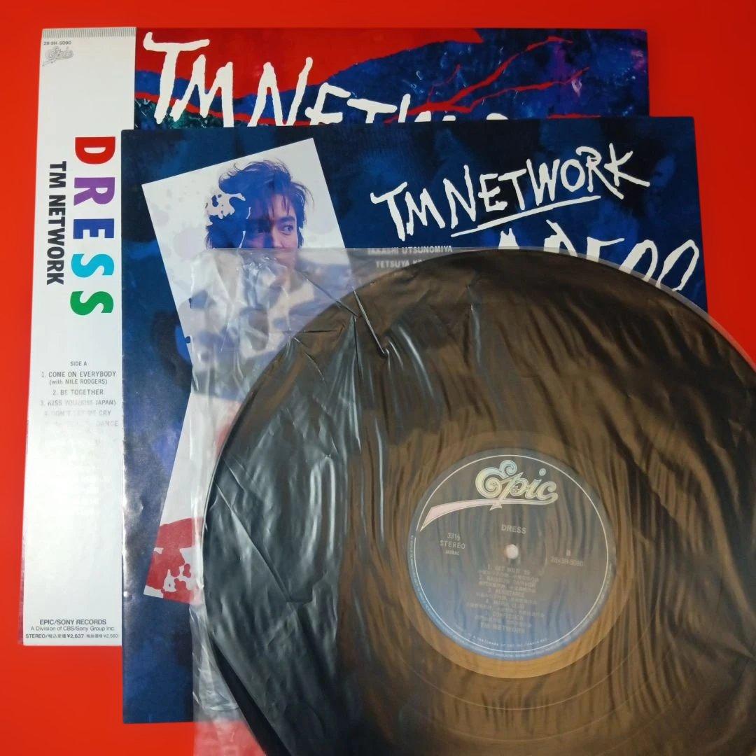 tm network LP レコード　dress 小室哲哉