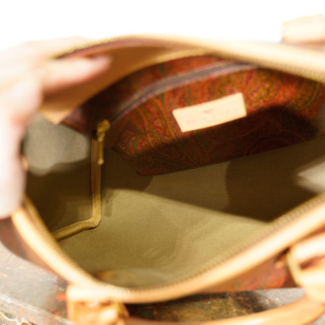 ETRO エトロペイズリー柄デザインボストンバッグ