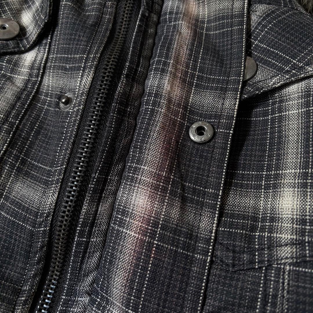 ジャケット・アウター 00s archive ombre check far blouson y2k