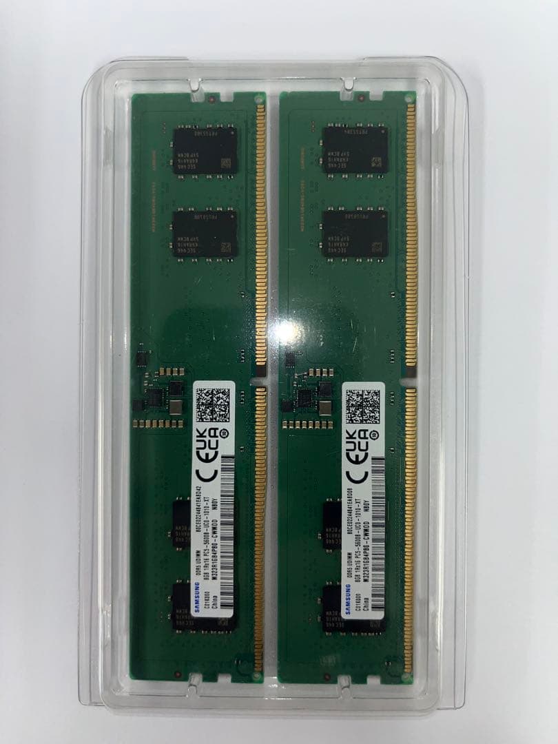 DDR5 UDIMM PC5-5600B 16GB (8GBx2) メモリ