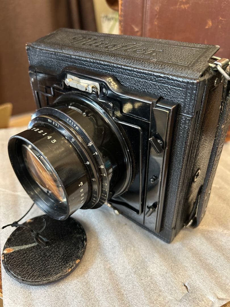 【激珍品レンズ】 テッサー 16.5cm f2.7 &ミロフレックス蛇腹カメラ