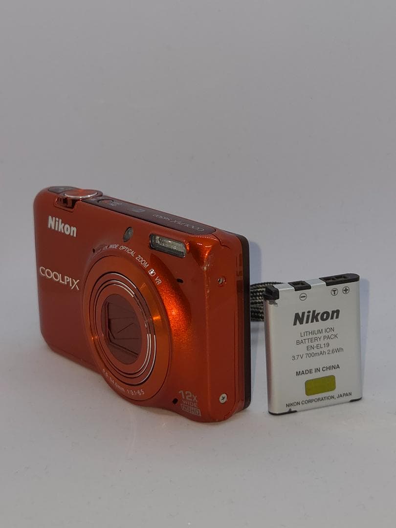【スマホ転送OK】ニコン Nikon COOLPIX S6500 レッド