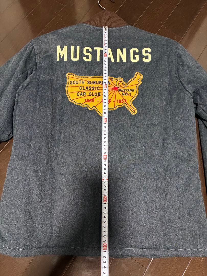 Pherrow's 中綿キルティングジャケット\"MUSTANGS\"38