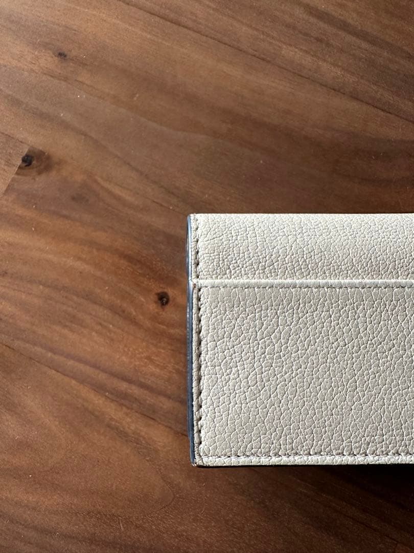 Dior アイボリー レザー 名刺入れ