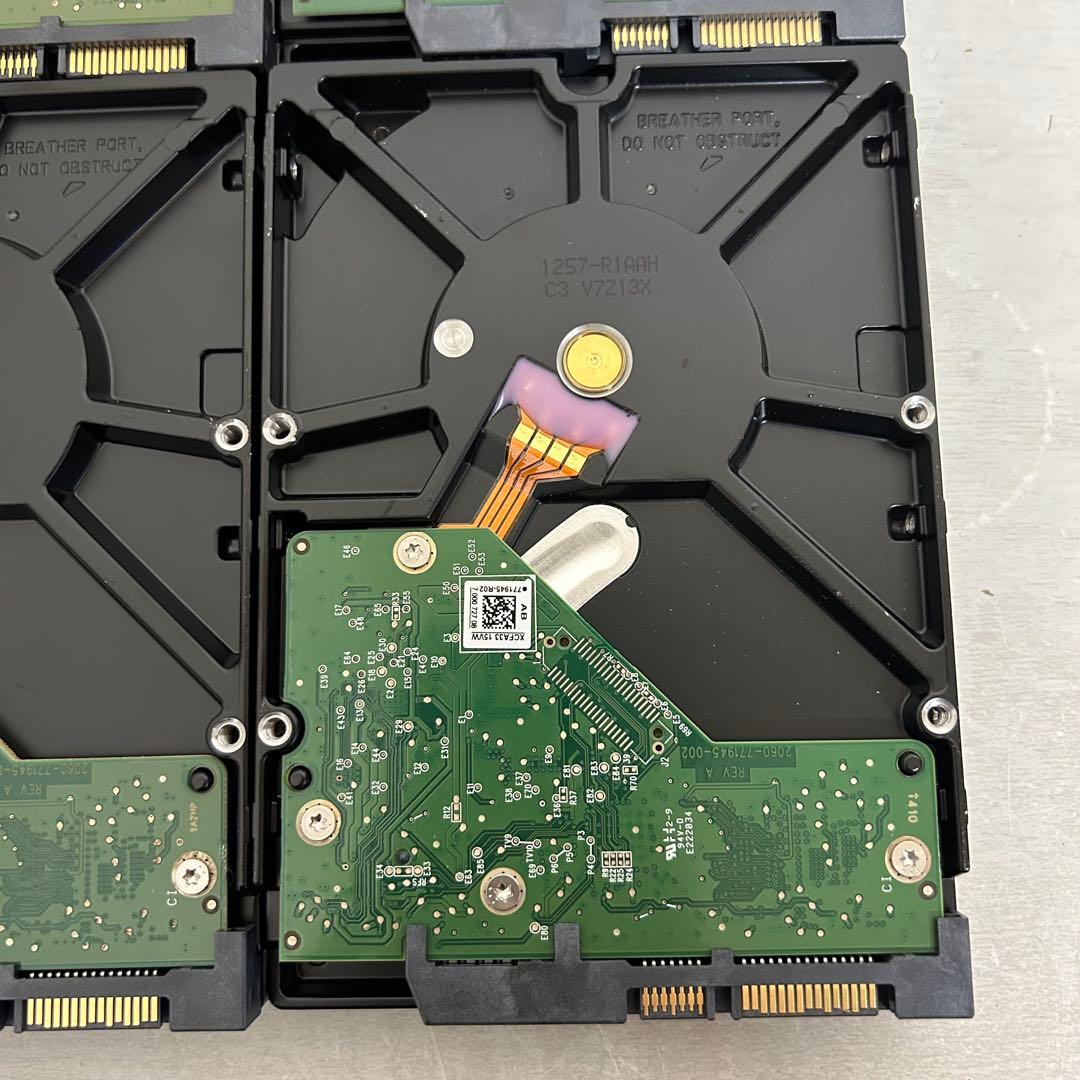 WD HDD 2TB WD20PURZ 4個セット