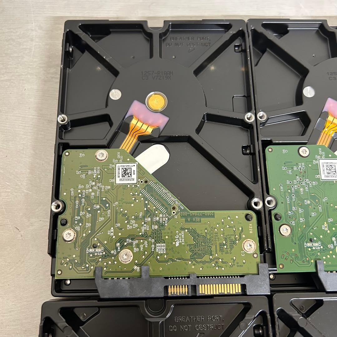 WD HDD 2TB WD20PURZ 4個セット